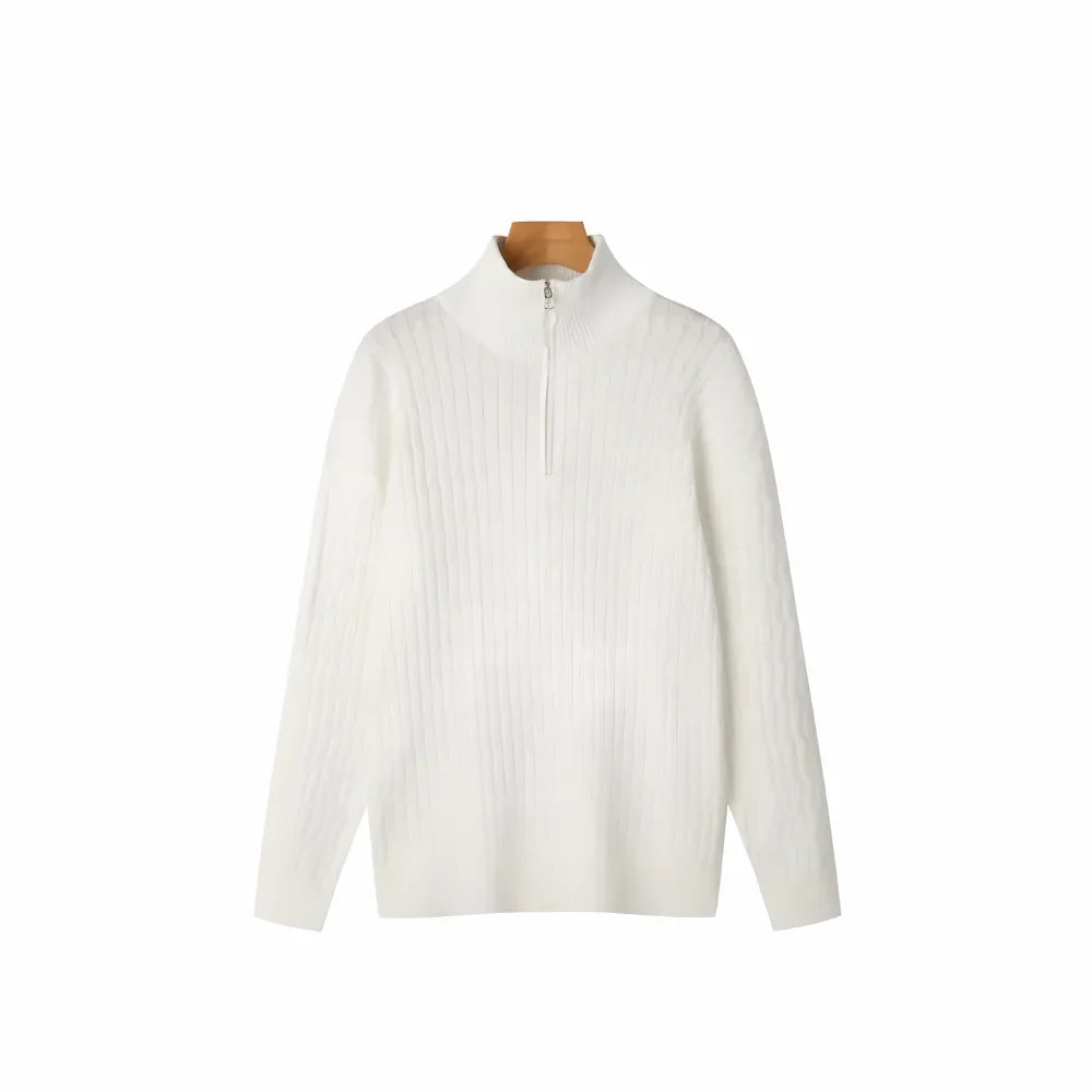 Sweter z golfem na suwak - Laro Lane