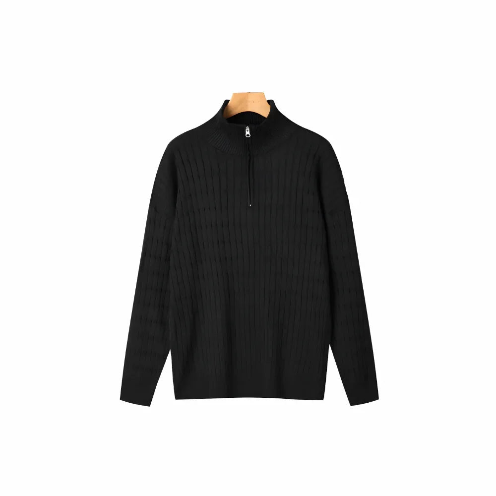 Sweter z golfem na suwak - Laro Lane