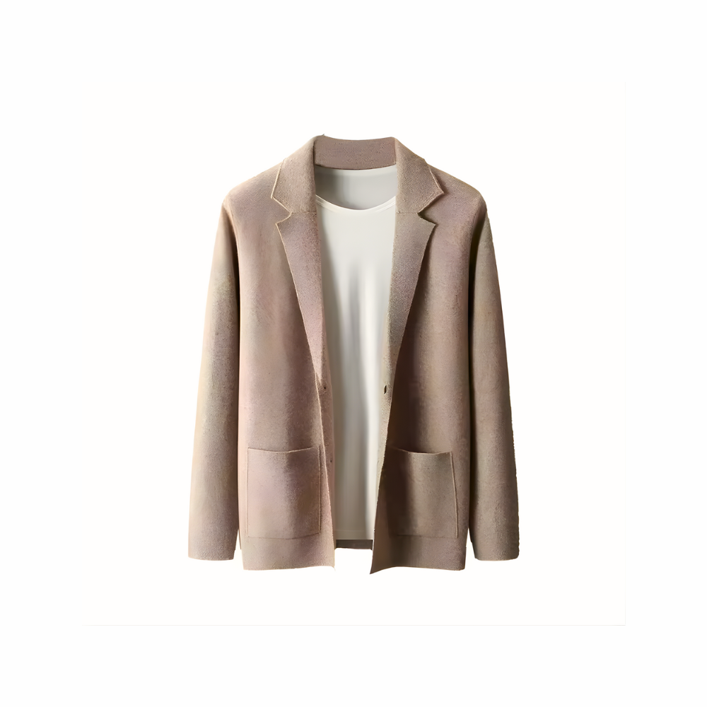 Kardigan z dzianiny wełnianej