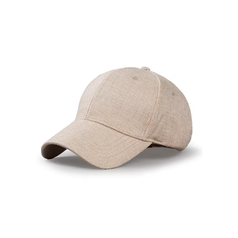 Czapka z daszkiem lniana