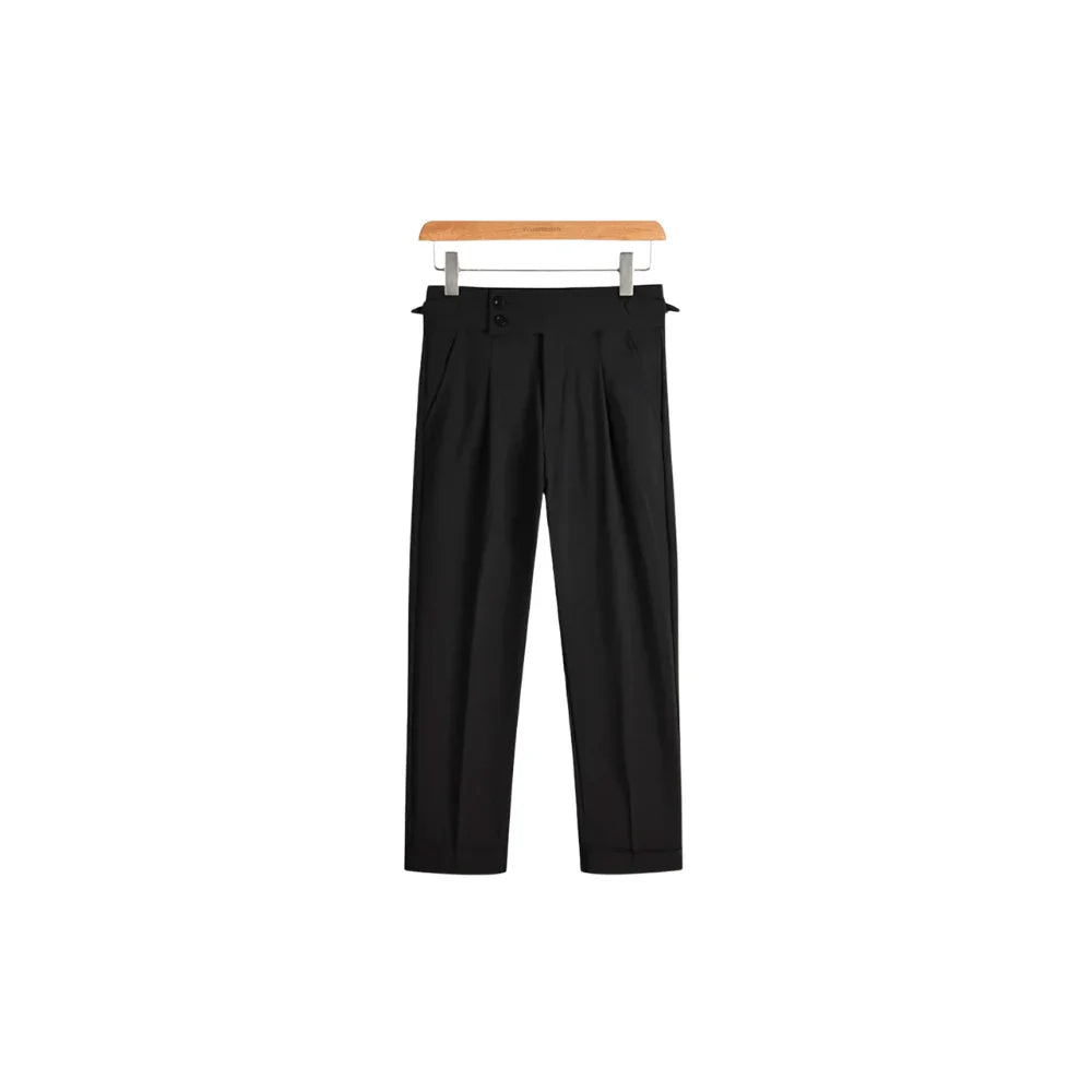 Spodnie z wysokim stanem slim-fit - Laro Lane