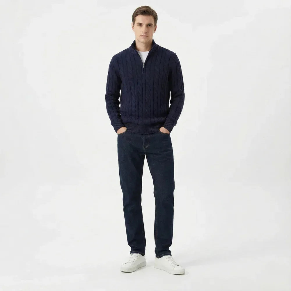 Sweter zapinany na suwak - Laro Lane