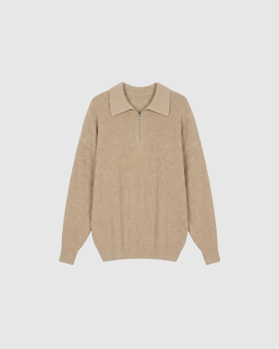 Sweter casual na suwak