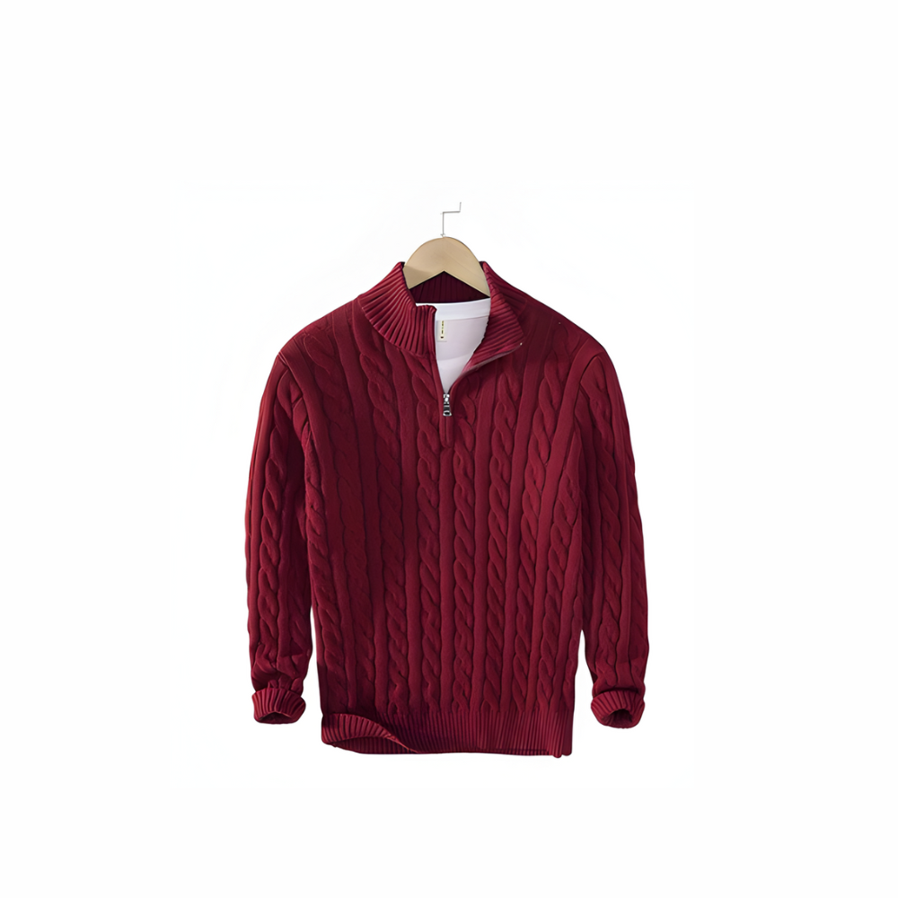 Sweter zapinany na suwak