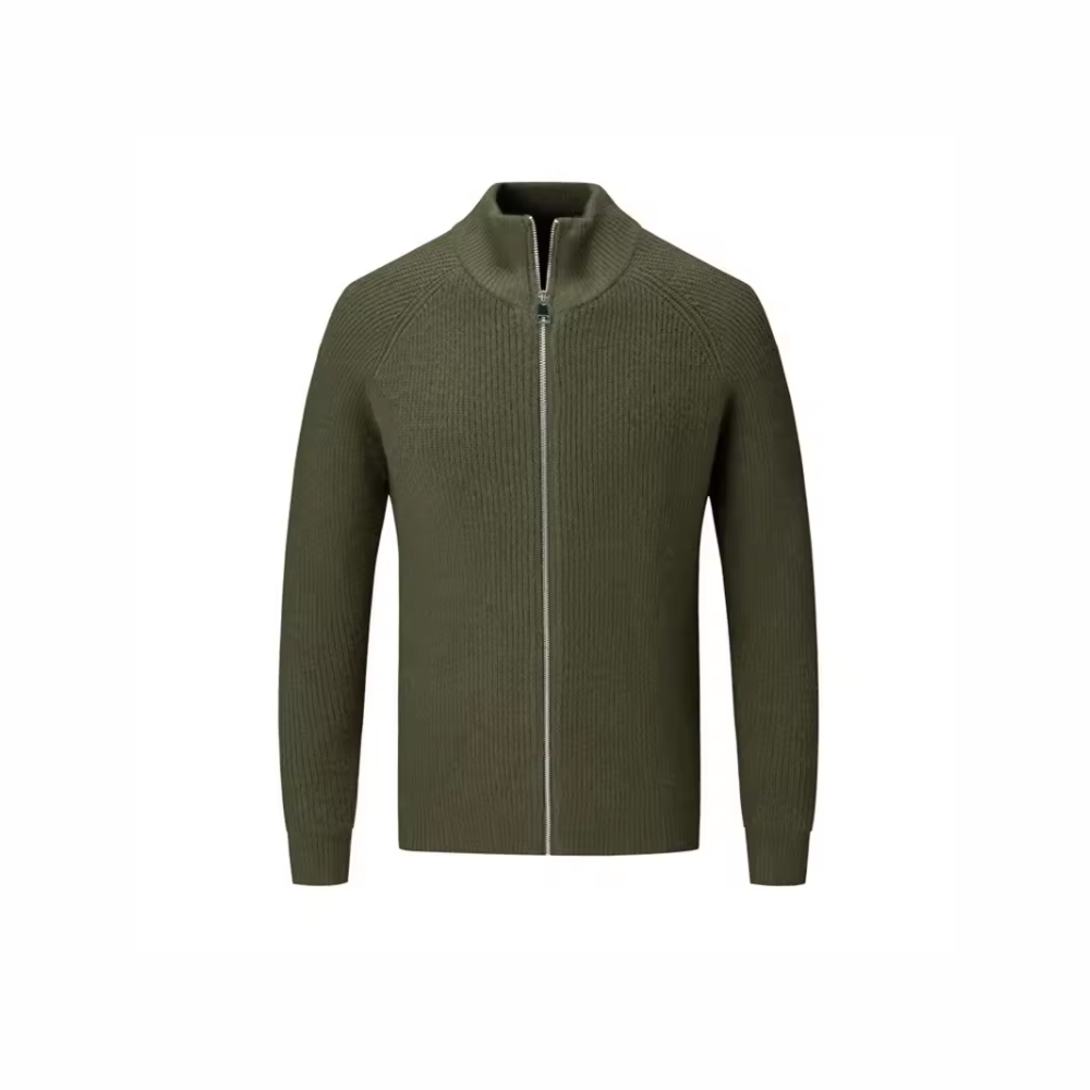 Sweter półwysoki na suwak