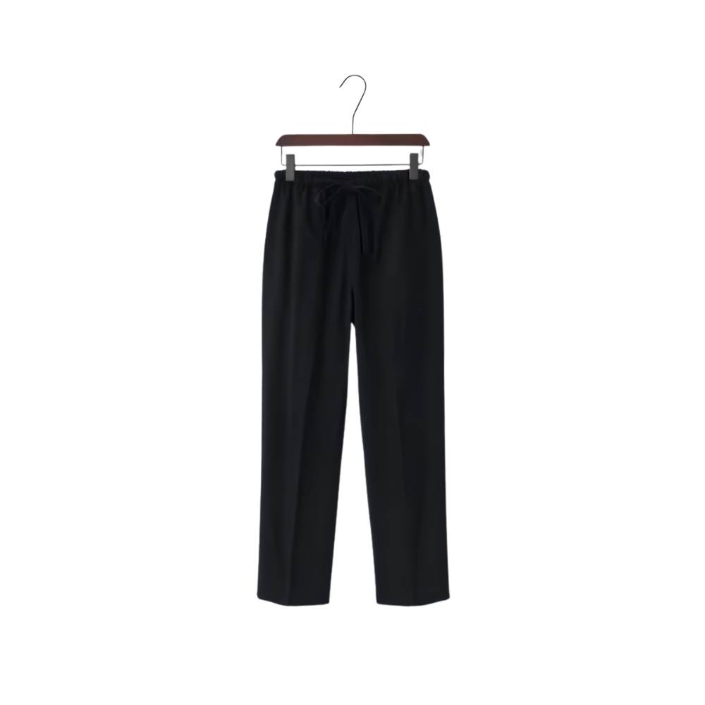 Spodnie lniane proste