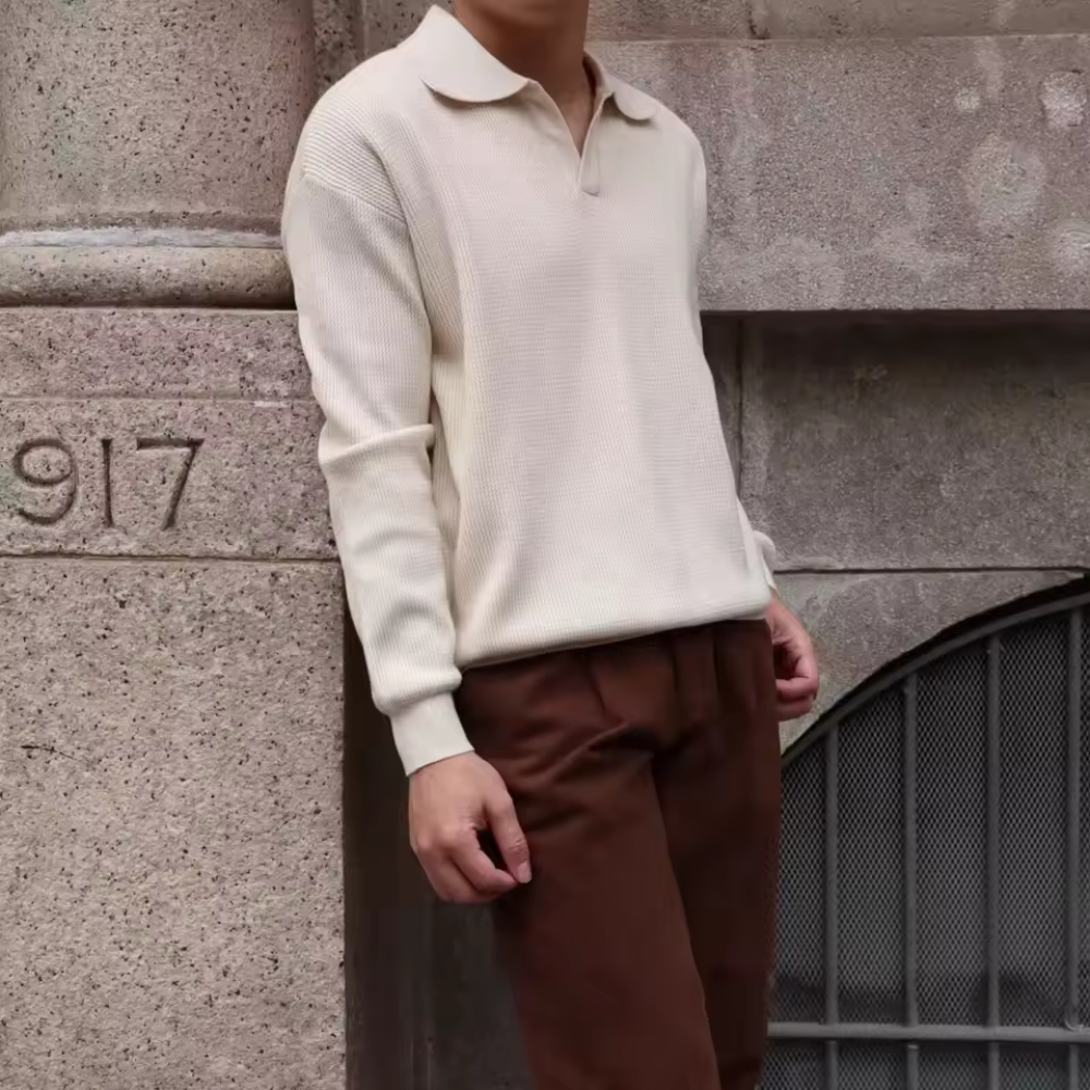 Koszulka polo z długim rękawem