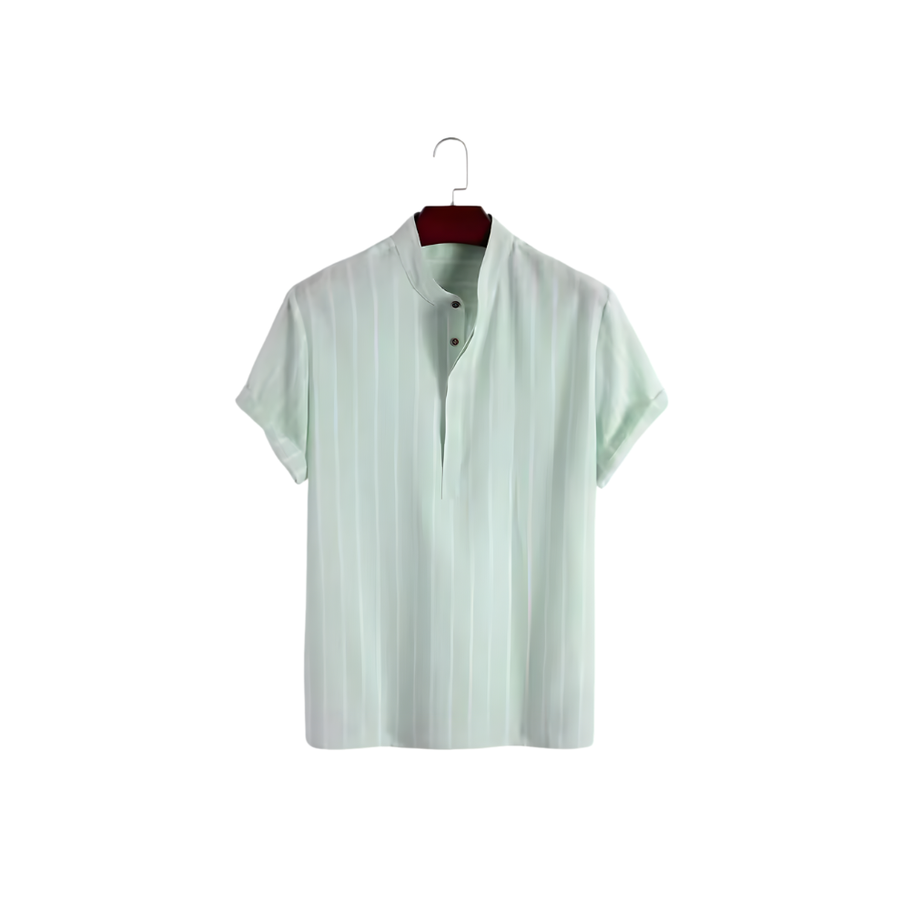 Koszula w paski z krótkim rękawem