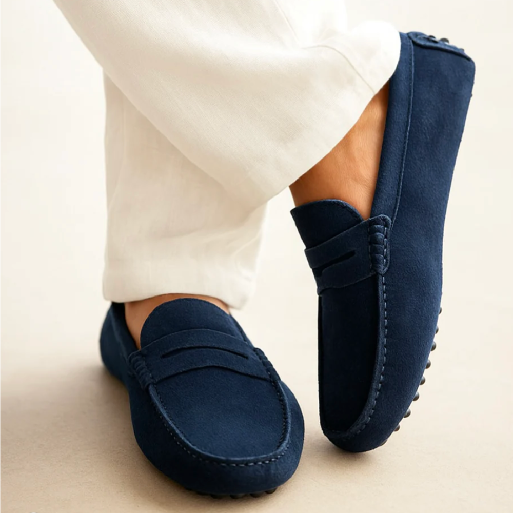 Buty skórzane mokasyny