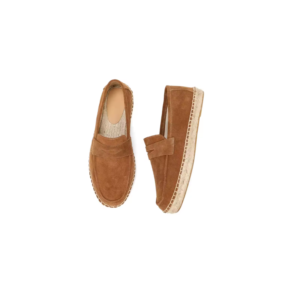 Buty ze skóry zamszowej