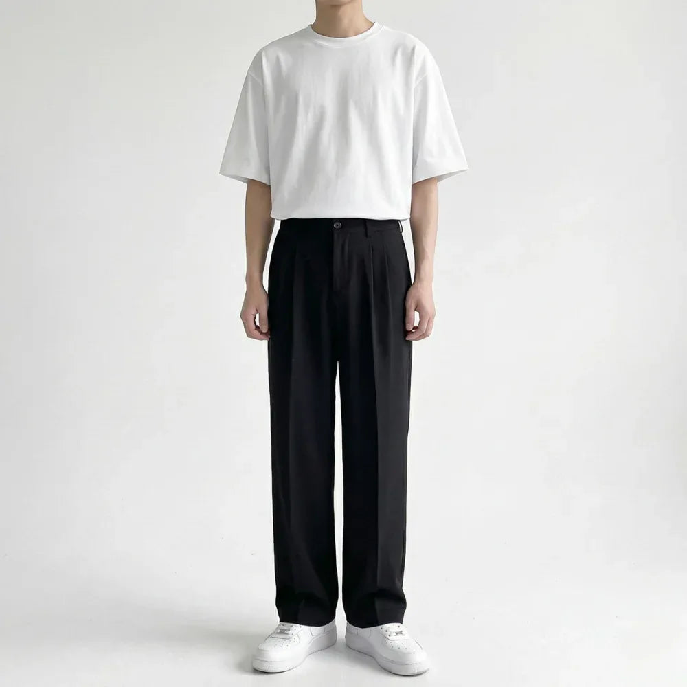 Spodnie proste casual - Laro Lane