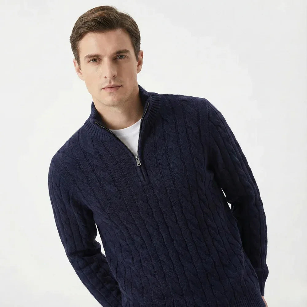 Sweter zapinany na suwak - Laro Lane