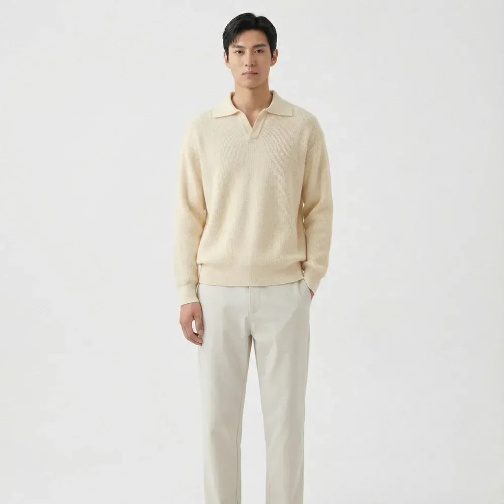 Koszulka polo z długim rękawem - Laro Lane