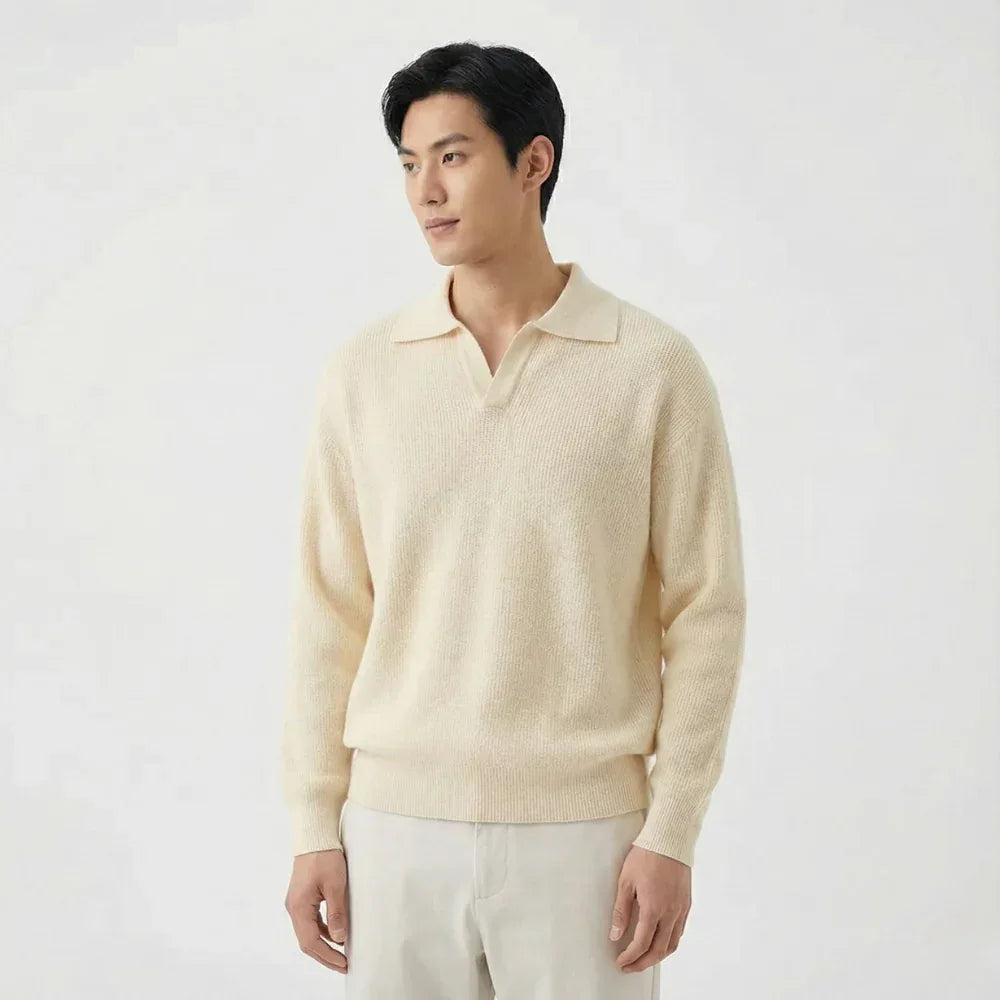 Koszulka polo z długim rękawem - Laro Lane