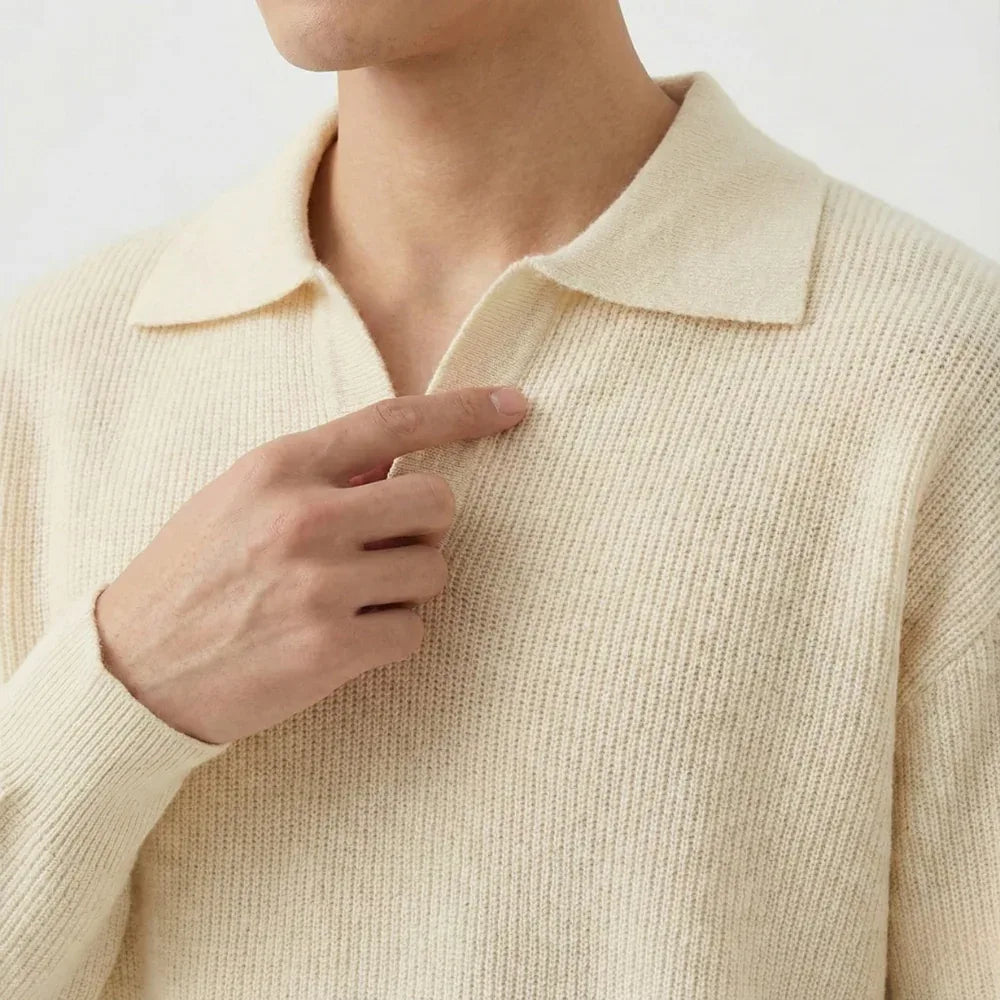 Koszulka polo z długim rękawem - Laro Lane