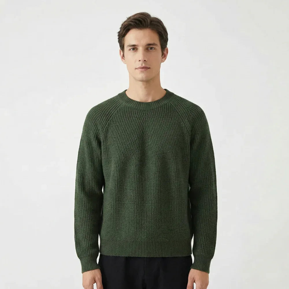 Sweter luźny jednolity - Laro Lane