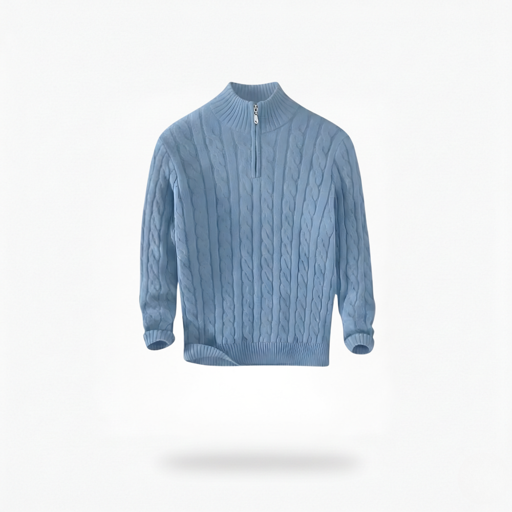 Sweter zapinany na suwak