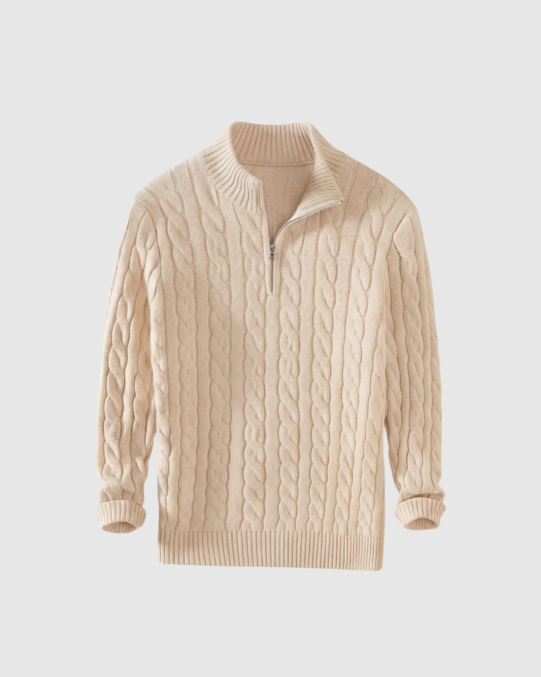 Sweter zapinany na suwak