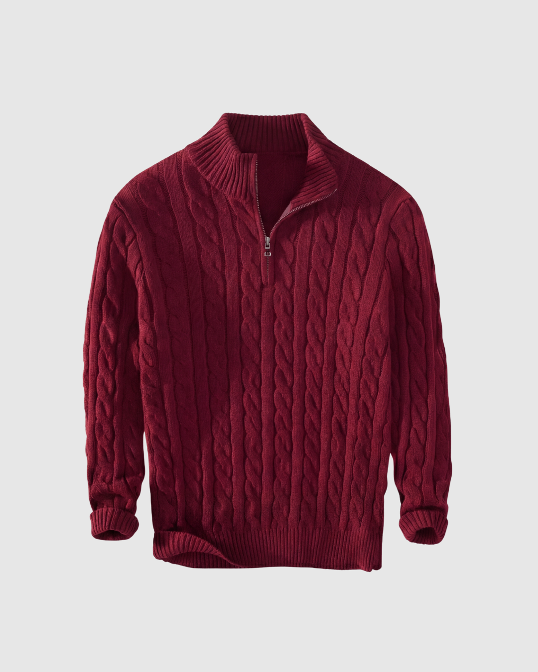 Sweter zapinany na suwak